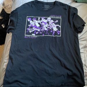 my hero academia black tee